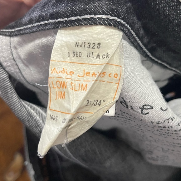 Nudie Low Slim Jim 33/34 - Picture 3 of 3